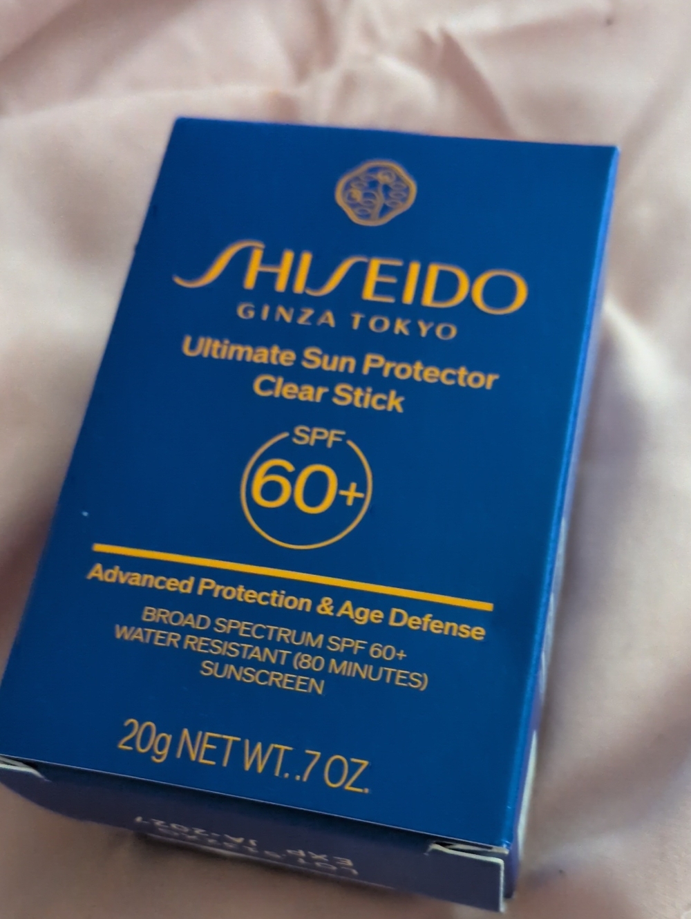 Shiseido Blue and Gold Ultimate Sun Protector Clear Stick SPF 60+